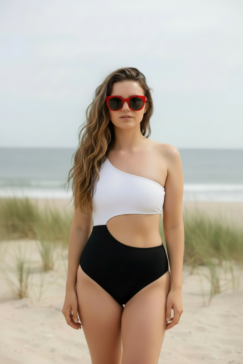 Rip Current — Asymmetrical One-Piece Swimsuit