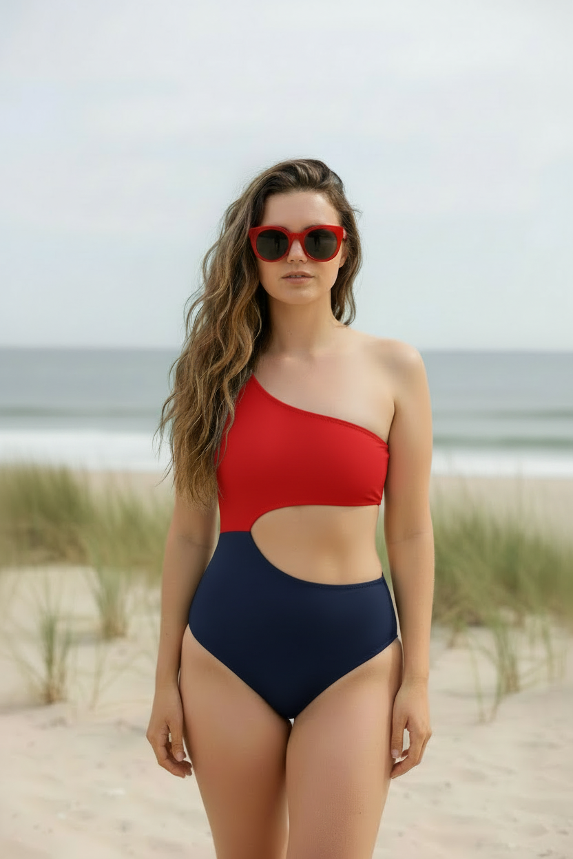 Rip Current — Asymmetrical One-Piece Swimsuit
