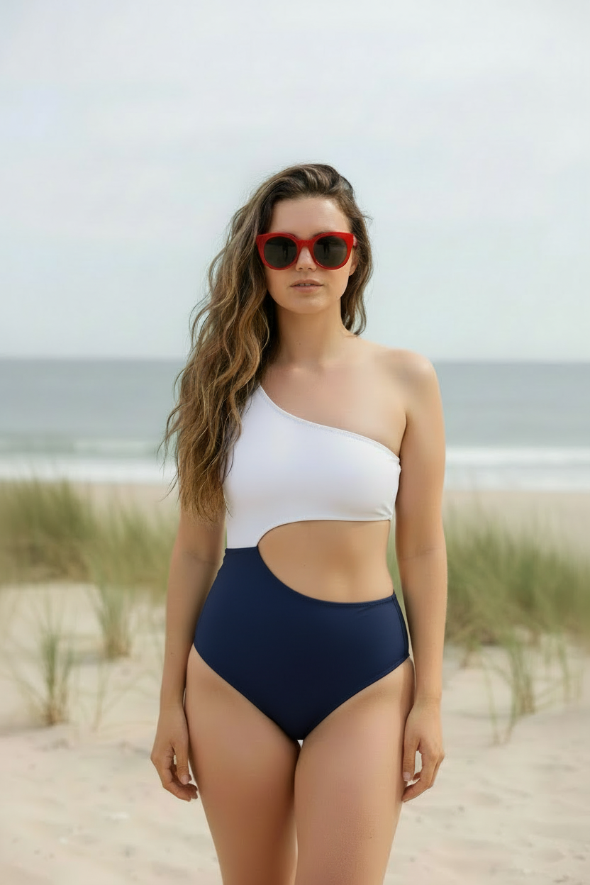 Rip Current — Asymmetrical One-Piece Swimsuit